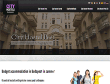 Tablet Screenshot of cityhostels.hu